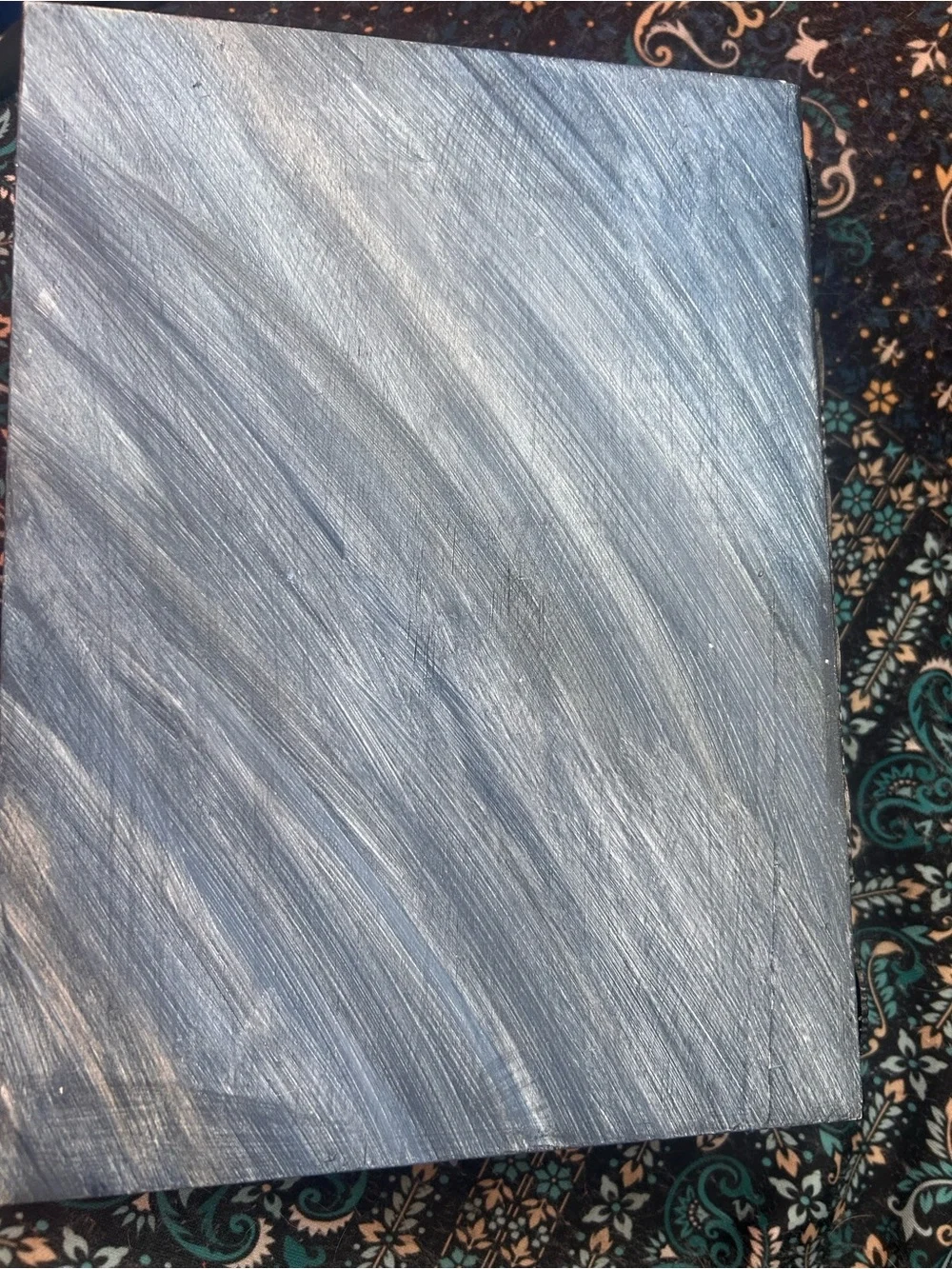 Decorative Faux Book - Silver and Blue Home Accent